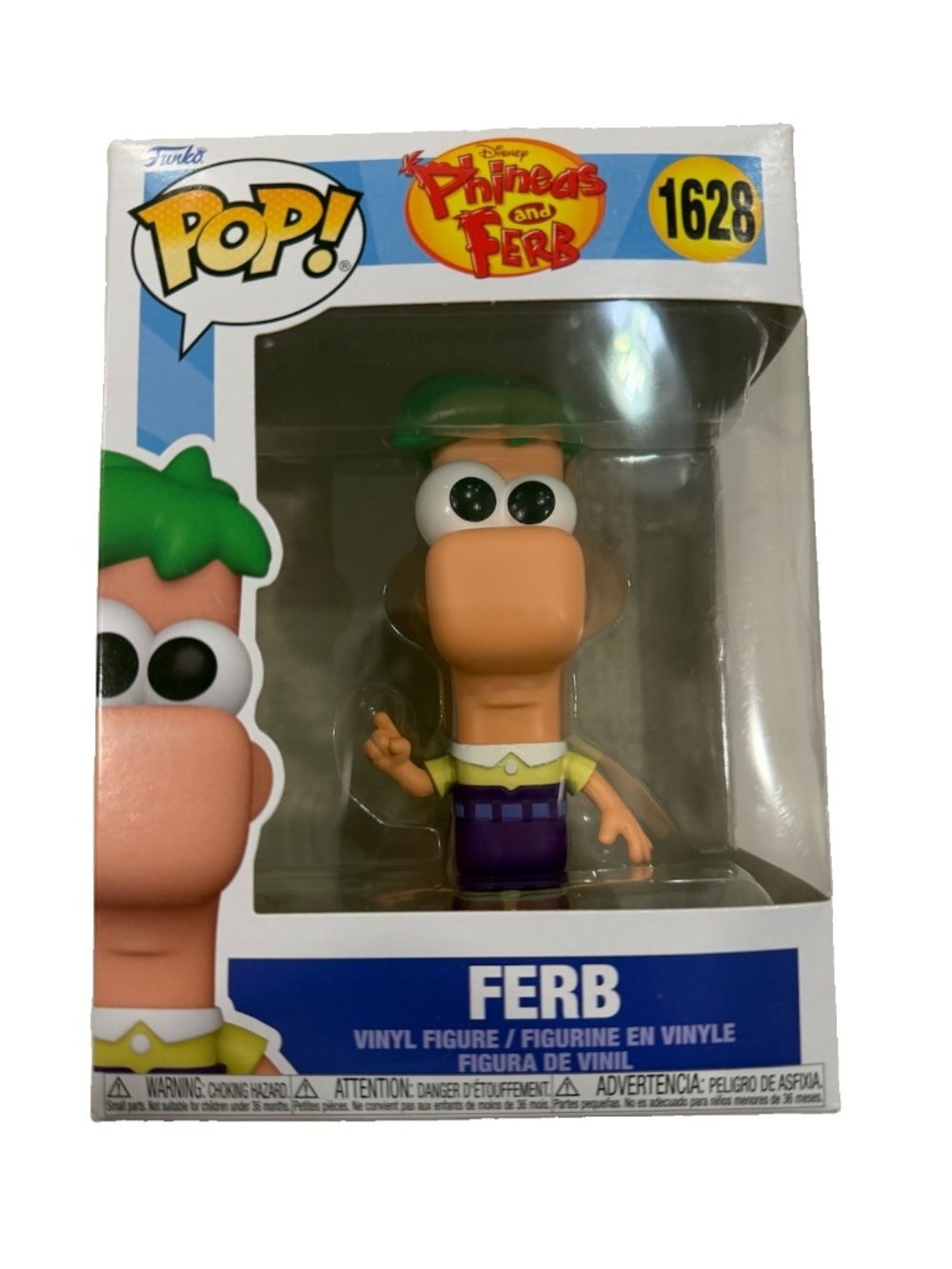 Funko Pop Phineas and Ferb - Ferb Vinyl Figure # 1628